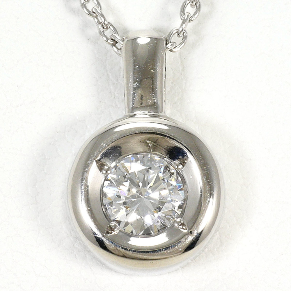 VINTAGE Silver Diamond Necklace